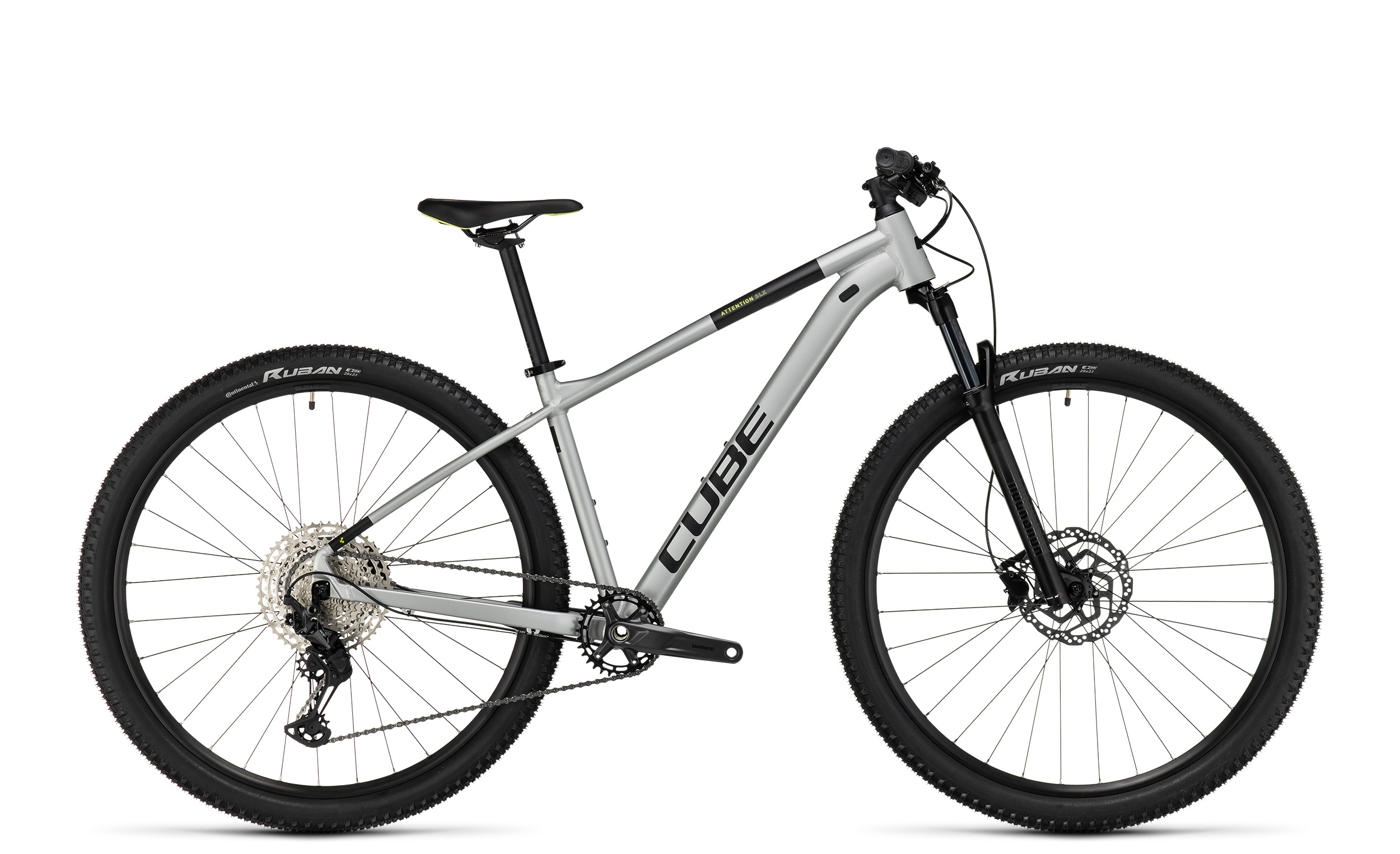 Cube Attention SLX silvergrey´n´lime (Bike Modell 2023) bei tyl4sports.at