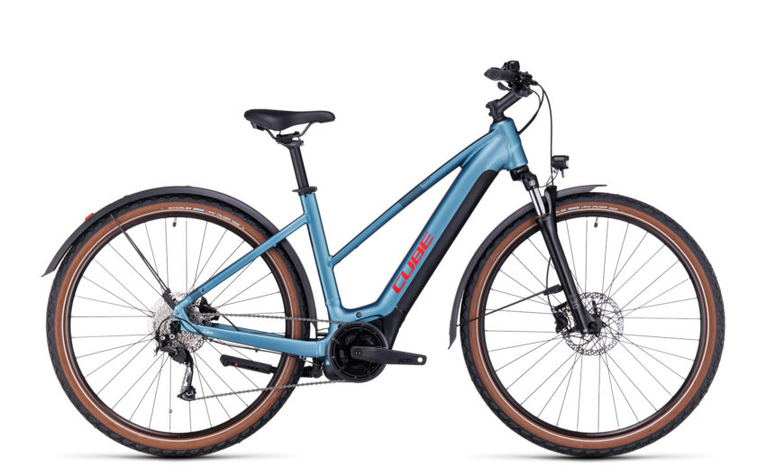 Cube Nuride Hybrid Performance 500 Allroad metalblue´n´red (Bike Modell 2023) bei tyl4sports.at
