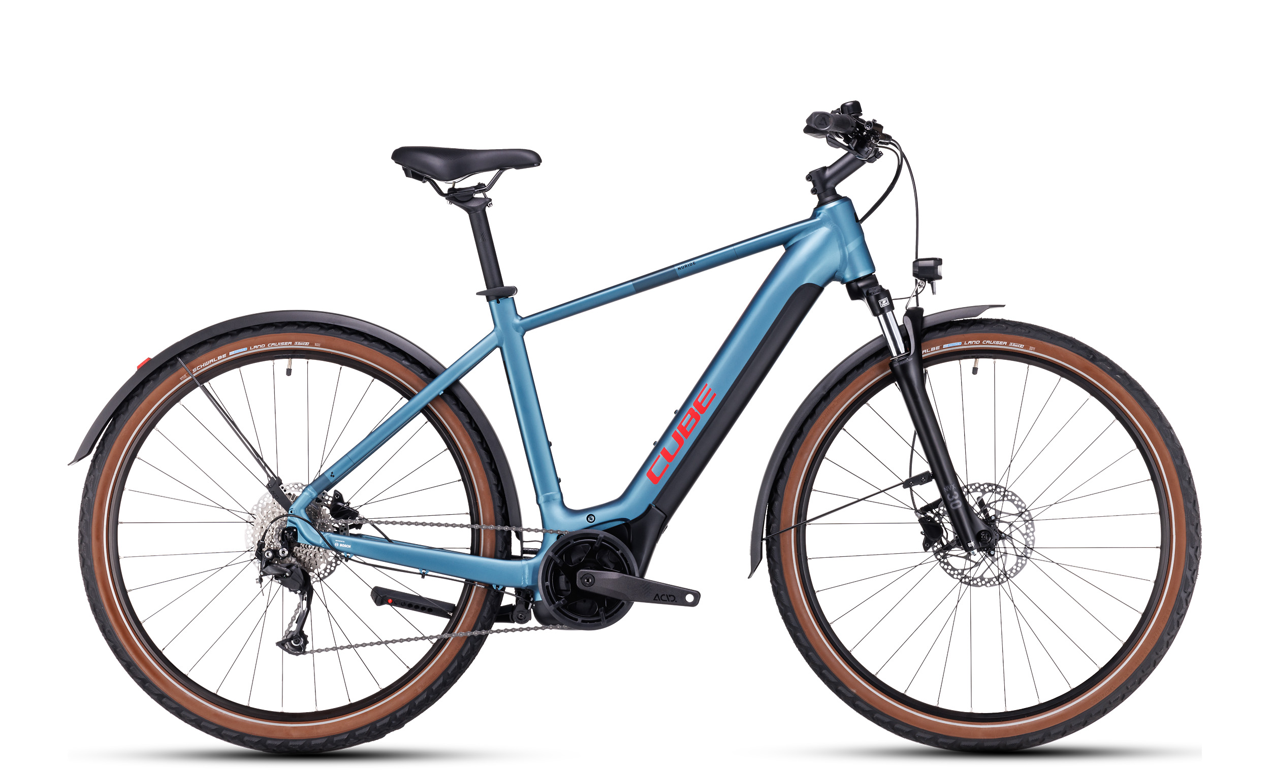 Cube Nuride Hybrid Performance 500 Allroad metalblue´n´red (Bike Modell 2023) bei tyl4sports.at