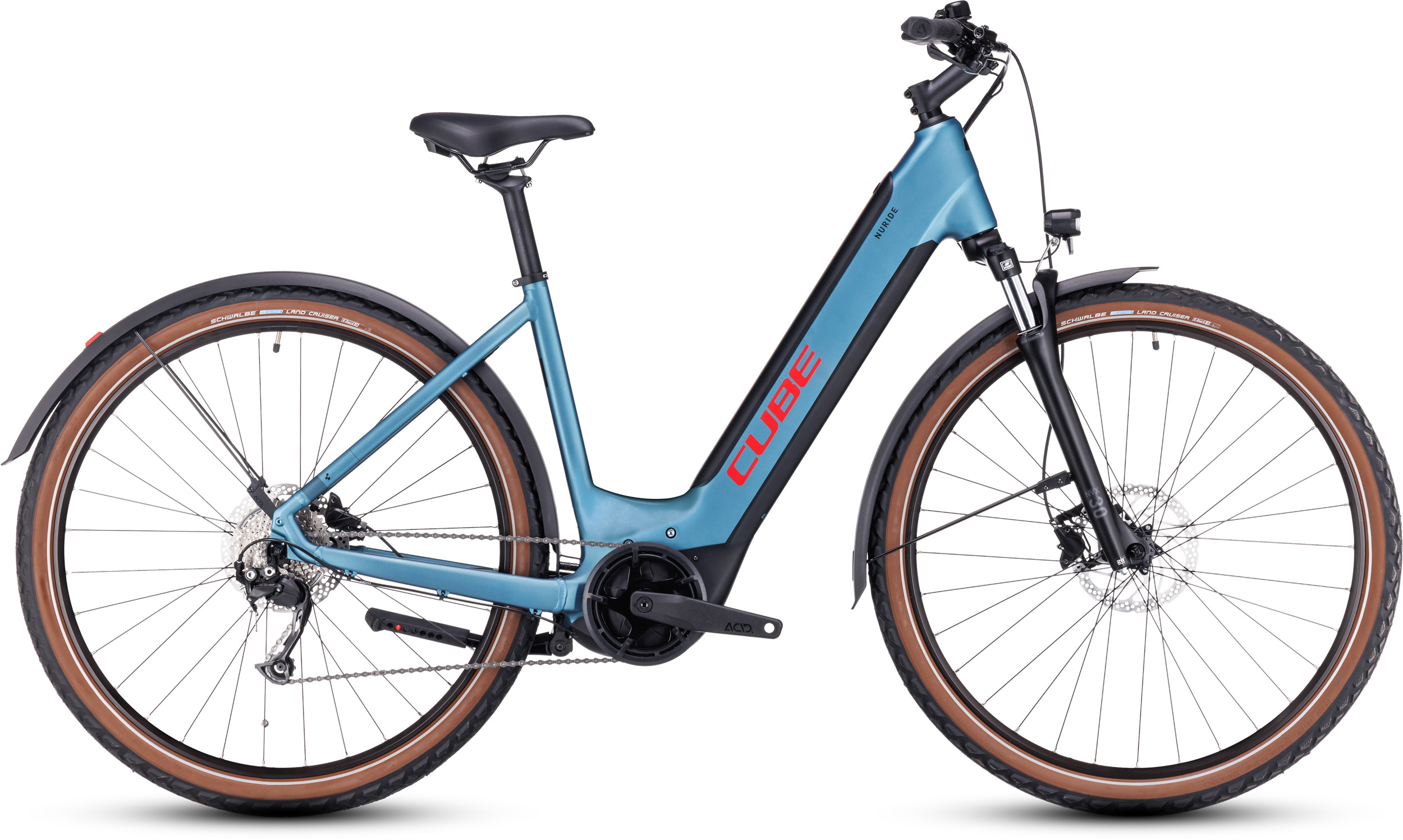 Cube Nuride Hybrid Performance 625 Allroad metalblue´n´red (Bike Modell 2023) bei tyl4sports.at