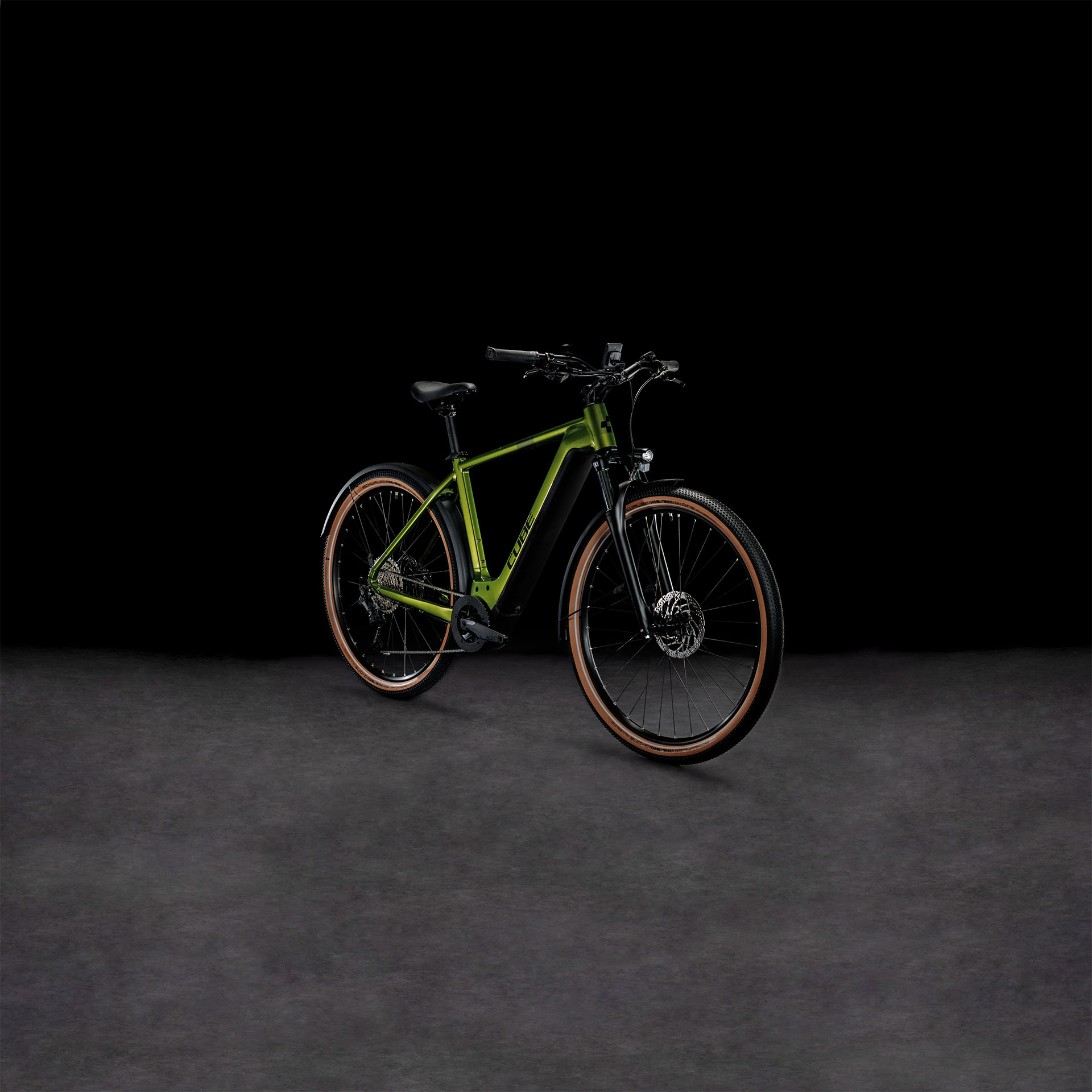 Cube Nuride Hybrid Pro 750 Allroad shinymoss´n´black (Bike Modell 2023) bei tyl4sports.at