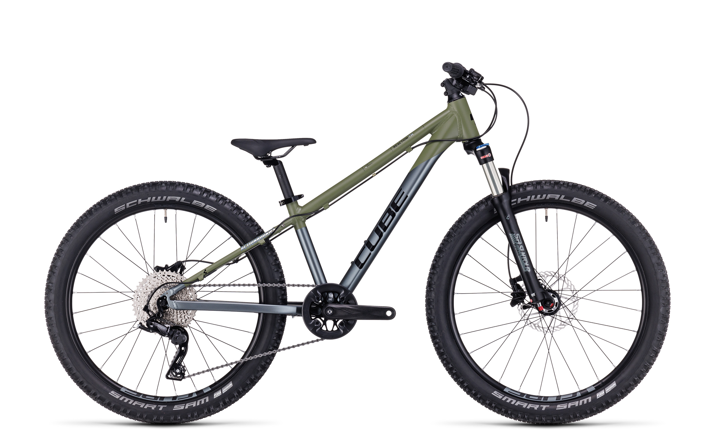 Cube Reaction 240 TM grey´n´olive (Bike Modell 2023) bei tyl4sports.at