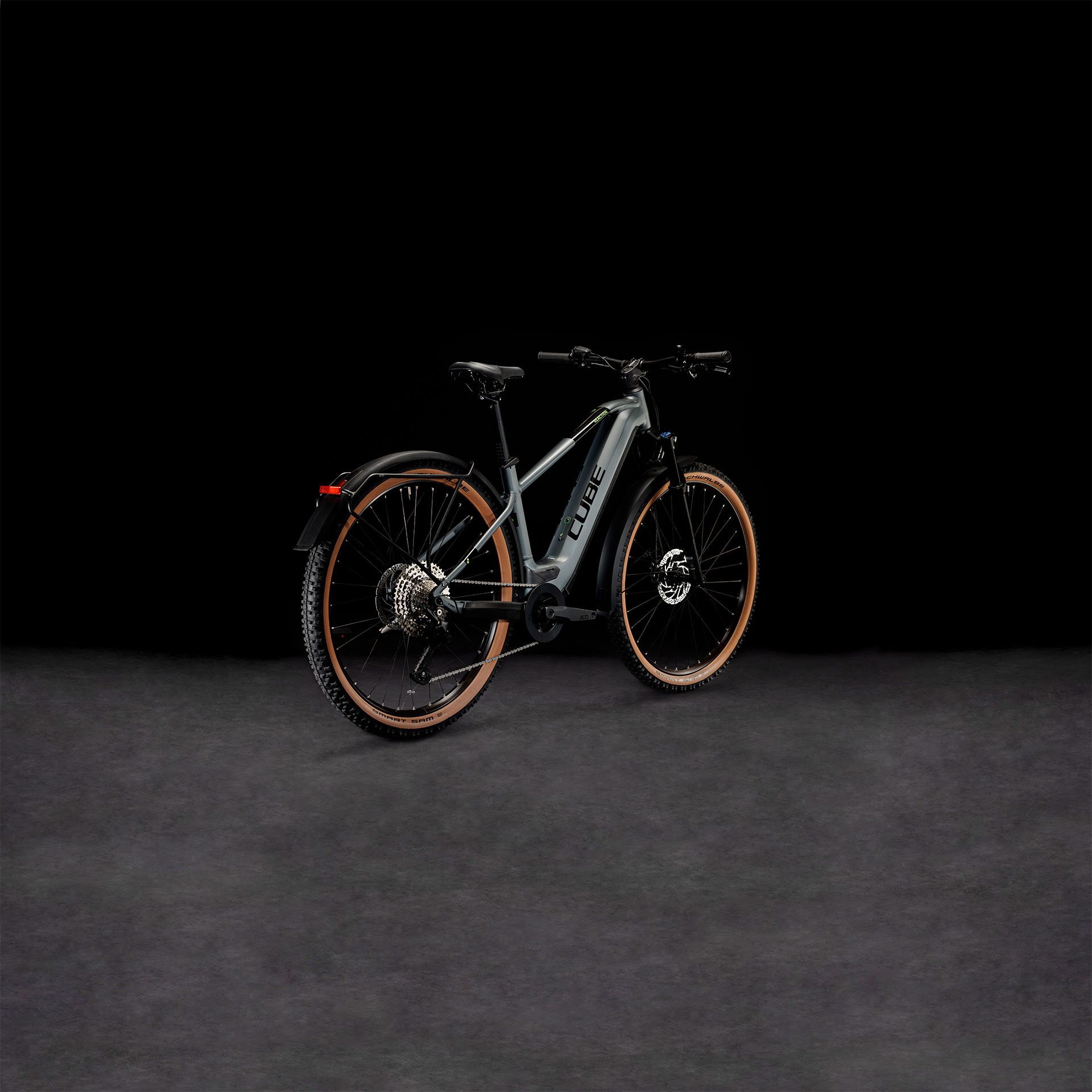 Cube Reaction Hybrid Pro 750 Allroad flashgrey´n´green (Bike Modell 2023) bei tyl4sports.at